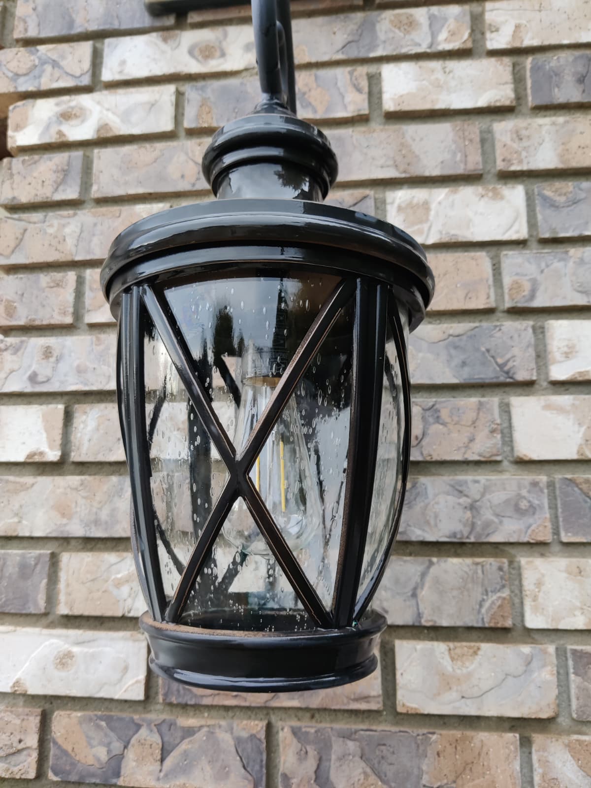 After - exterior light