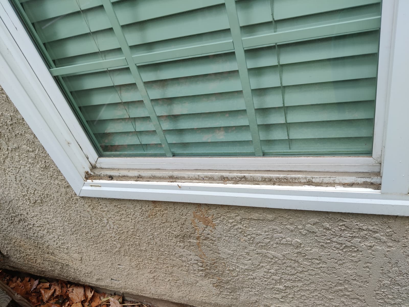 Before - window track 2