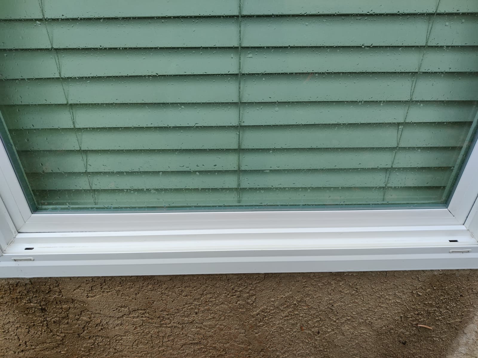After: clean window track